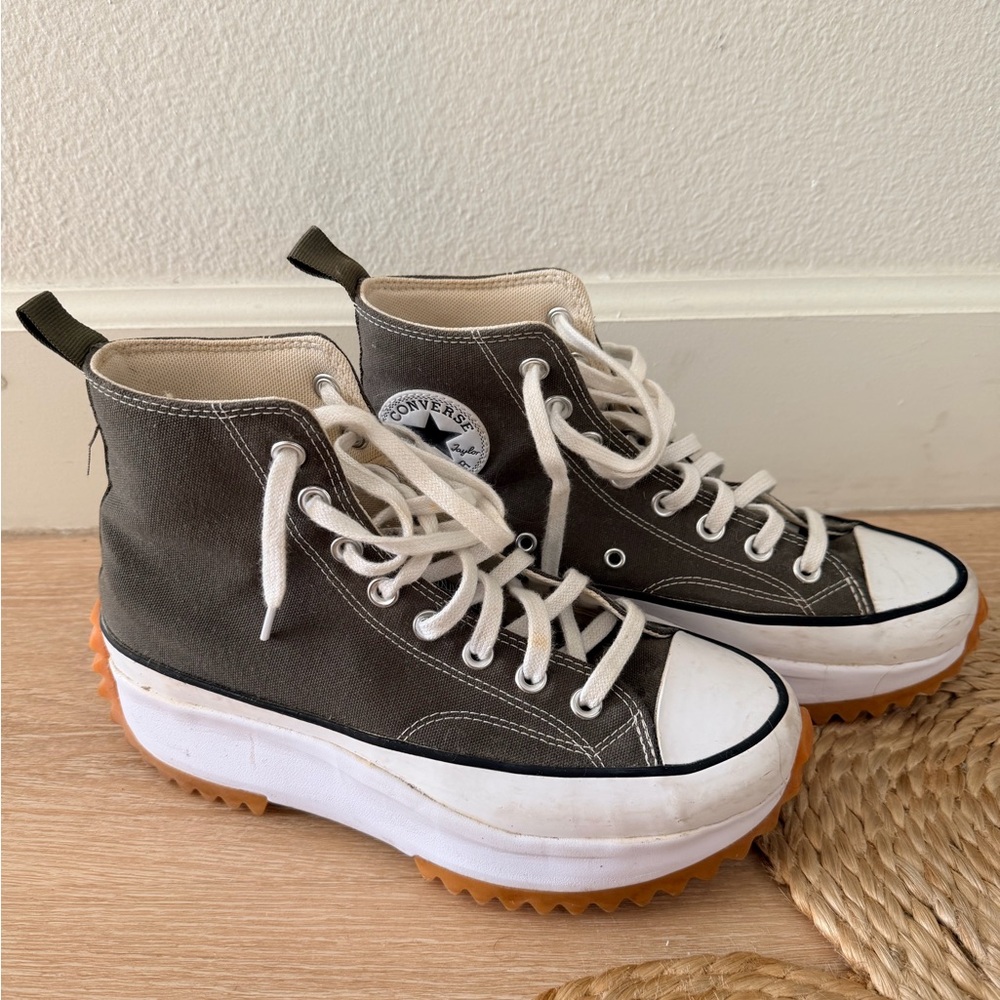 Converse Platform High-Tops in Black and White